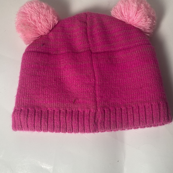 Graphic hot pink beanie cap - Picture 2 of 3
